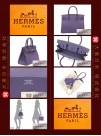 HERMES BIRKIN 30 (Pre-owned) - Iris, Epsom leather, Phw